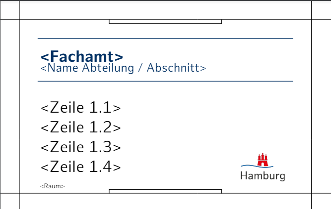Darstellung der Felder